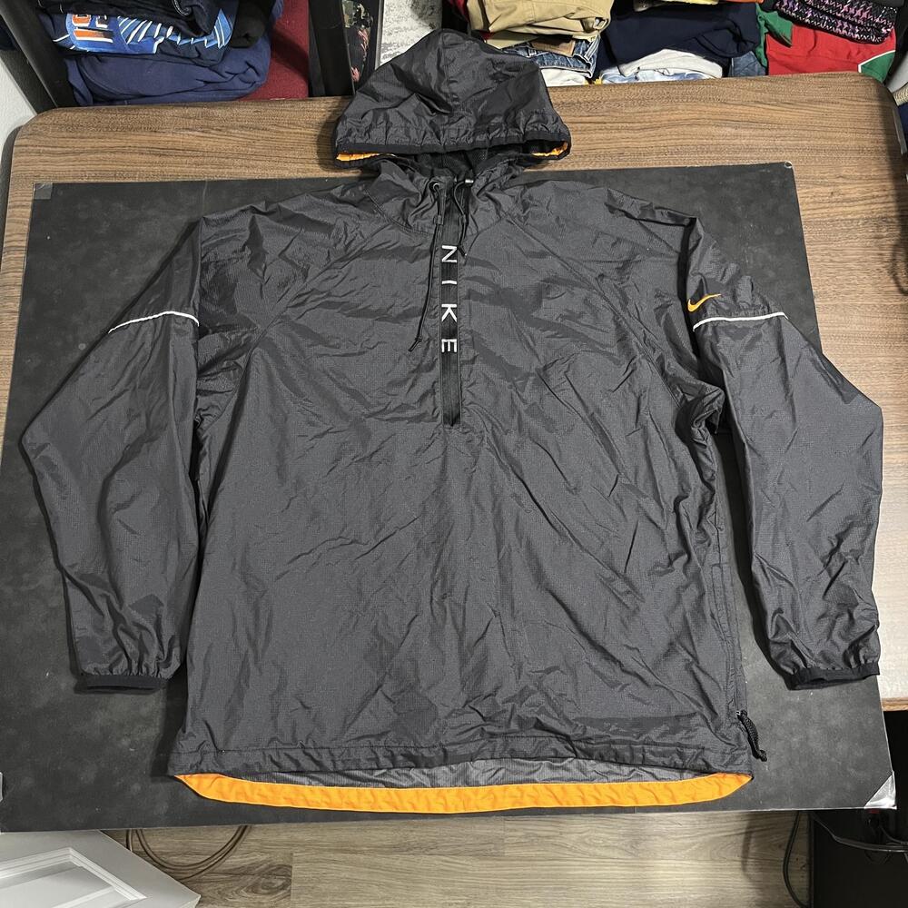 Nike Jacket Vintage ACG Anorak Hooded Running Pullover Windbreaker Reflective